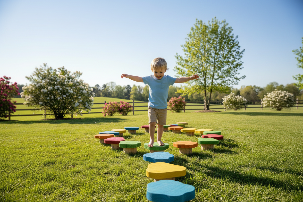 Wooden Balance Beam Hero